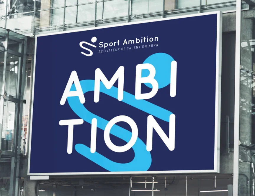 Affiche grand format pour Sport Ambition
